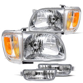 VehicleAid Headlights For 2001-2004 Toyota Tacoma